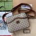 Gucci Beige GG Supreme Messenger Bag with Interlocking G Gucci Beige GG Supreme Messenger Bag with Interlocking G
