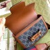 Gucci Horsebit 1955 Mini Bag In GG Jacquard Denim