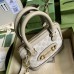 Gucci Horsebit 1955 Mini Top Handle Bag In White Supreme Canvas Gucci Horsebit 1955 Mini Top Handle Bag In White Supreme Canvas