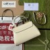 Gucci Horsebit 1955 Mini Handbag in White Leather Gucci Horsebit 1955 Mini Handbag in White Leather