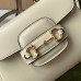 Gucci Horsebit 1955 Mini Handbag in White Leather Gucci Horsebit 1955 Mini Handbag in White Leather