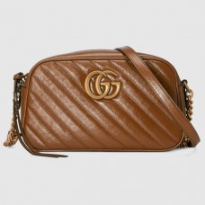 Gucci Brown GG Marmont Small Camera Shoulder Bag Gucci Brown GG Marmont Small Camera Shoulder Bag