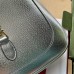 Gucci Jackie 1961 Small Hobo Bag In Silver Metallic Leather