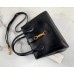 Gucci Jackie 1961 Medium Tote Bag In Black Leather Gucci Jackie 1961 Medium Tote Bag In Black Leather