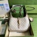 Gucci Jackie 1961 Small Hobo Bag In White Supreme Canvas Gucci Jackie 1961 Small Hobo Bag In White Supreme Canvas