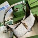 Gucci Jackie 1961 Small Hobo Bag In White Supreme Canvas Gucci Jackie 1961 Small Hobo Bag In White Supreme Canvas