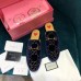 Gucci Princetown Slippers In Blue GG Velvet Gucci Princetown Slippers In Blue GG Velvet