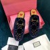 Gucci Princetown Slippers In Blue GG Velvet Gucci Princetown Slippers In Blue GG Velvet