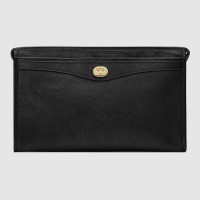 Gucci Black Portfolio Pouch Bag With Interlocking G Gucci Black Portfolio Pouch Bag With Interlocking G