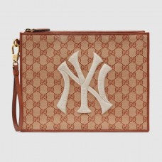 Gucci Original GG Pouch With NY Yankees™ Patch Gucci Original GG Pouch With NY Yankees™ Patch