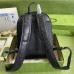 Gucci Men's Medium Backpack In Black GG Embossed Leather Gucci Men's Medium Backpack In Black GG Embossed Leather
