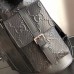 Gucci Men's Backpack In Black GG Embossed Leather Gucci Men's Backpack In Black GG Embossed Leather