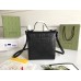 Gucci Messengers Bag In Black GG Embossed Leather Gucci Messengers Bag In Black GG Embossed Leather