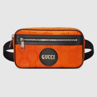 Gucci Off The Grid Belt Bag In Orange GG Nylon Gucci Off The Grid Belt Bag In Orange GG Nylon