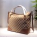 Gucci GG Supreme Canvas Tote 353120 Tan Brown Gucci GG Supreme Canvas Tote 353120 Tan Brown
