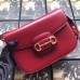 Gucci 1955 Horsebit Shoulder Bag In Red Leather Gucci 1955 Horsebit Shoulder Bag In Red Leather