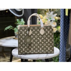 Louis Vuitton M46060 OnTheGo MM Monogram Empreinte bag Louis Vuitton M46060 OnTheGo MM Monogram Empreinte bag