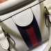 Gucci White Leather Ophidia Medium Boston Bag Gucci White Leather Ophidia Medium Boston Bag