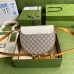 Gucci White Padlock Small GG Supreme Shoulder Bag Gucci White Padlock Small GG Supreme Shoulder Bag