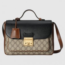Gucci Padlock Small Shoulder Bag In GG Supreme Canvas Gucci Padlock Small Shoulder Bag In GG Supreme Canvas