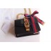 Gucci Black Leather Sylvie Mini Chain Bag Gucci Black Leather Sylvie Mini Chain Bag