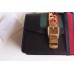 Gucci Black Leather Sylvie Mini Chain Bag Gucci Black Leather Sylvie Mini Chain Bag