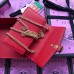 Gucci Red Sylvie Leather Mini Chain Bag Gucci Red Sylvie Leather Mini Chain Bag