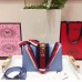 Gucci Light Blue Sylvie Small Shoulder Bag Gucci Light Blue Sylvie Small Shoulder Bag