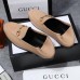Gucci Foldable Slim Horsebit Loafers In Brown Leather