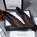 Gucci Foldable Slim Horsebit Loafers In Burgundy Leather