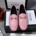 Gucci Foldable Slim Horsebit Loafers In Pink Leather Gucci Foldable Slim Horsebit Loafers In Pink Leather