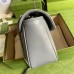 Gucci GG Marmont Mini Shoulder Bag In Grey Matelasse Leather