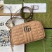 Gucci GG Marmont Small Shoulder Bag In Rose Beige Matelasse Leather Gucci GG Marmont Small Shoulder Bag In Rose Beige Matelasse Leather