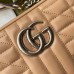 Gucci GG Marmont Small Shoulder Bag In Rose Beige Matelasse Leather Gucci GG Marmont Small Shoulder Bag In Rose Beige Matelasse Leather