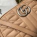 Gucci GG Marmont Small Shoulder Bag In Rose Beige Matelasse Leather Gucci GG Marmont Small Shoulder Bag In Rose Beige Matelasse Leather
