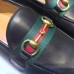 Gucci Black Loafers With Web and Horsebit Gucci Black Loafers With Web and Horsebit
