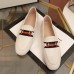 Gucci White Loafers With Web and Horsebit Gucci White Loafers With Web and Horsebit