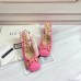 Gucci Pink Leather Slingback Pumps 75mm With Horsebit Gucci Pink Leather Slingback Pumps 75mm With Horsebit
