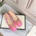 Gucci Pink Leather Slingback Pumps 75mm With Horsebit Gucci Pink Leather Slingback Pumps 75mm With Horsebit