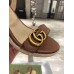 Gucci Brown Double G Espadrille Wedge Sandals Gucci Brown Double G Espadrille Wedge Sandals
