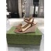 Gucci Brown Double G Espadrille Wedge Sandals Gucci Brown Double G Espadrille Wedge Sandals