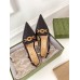 Gucci Black Slingback Pumps with Bamboo Horsebit