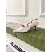 Gucci White Slingback Pumps with Bamboo Horsebit Gucci White Slingback Pumps with Bamboo Horsebit
