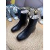 Gucci Ankle Boots With Interlocking G In Black Leather Gucci Ankle Boots With Interlocking G In Black Leather