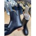 Gucci Ankle Boots With Interlocking G In Black Leather Gucci Ankle Boots With Interlocking G In Black Leather