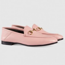 Gucci Foldable Slim Horsebit Loafers In Pink Leather Gucci Foldable Slim Horsebit Loafers In Pink Leather