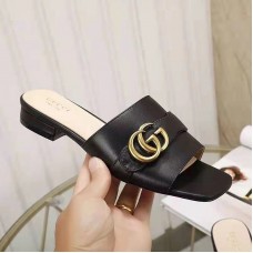 Gucci Marmont GG leather sandal Gucci Marmont GG leather sandal