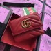 Gucci Red GG Marmont Matelasse Wallet Gucci Red GG Marmont Matelasse Wallet