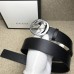 Gucci Leather belt with interlocking G Black 368186 Gucci Leather belt with interlocking G Black 368186