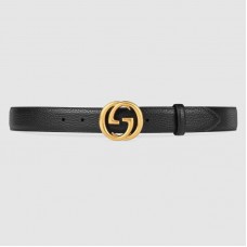 Gucci Leather belt with interlocking G buckle 474345 Gucci Leather belt with interlocking G buckle 474345